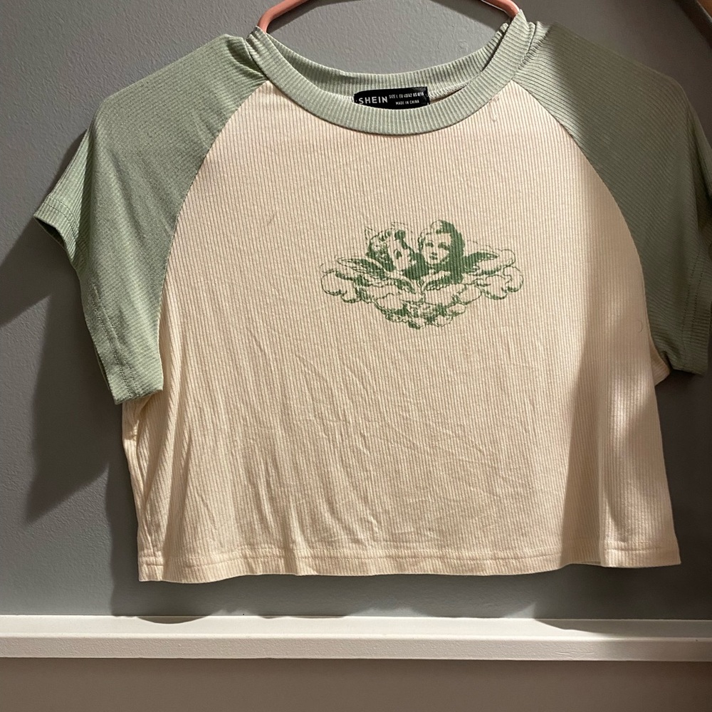 2 shein crop tops SIZE:L